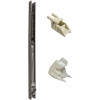 25 In. L Window Channel Balance 2430 With 9/16 In. W X 5/8 In. D Top And Bottom End Brackets Attached - 314413456