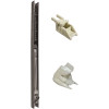30 in. L Window Channel Balance 2930 with 9/16 in. W x 5/8 in. D Top and Bottom End Brackets Attached 314413378