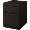 Hirsh 20 In. D Black Mobile Pedestal With Full Width Pull - 313689291