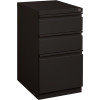 Hirsh 20 In. D Black Mobile Pedestal With Full Width Pull - 313689121