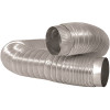 Everbilt 4.4 In. W X 4.4 In. H X 24.55 In. L Heavy Duty Aluminum Duct With Collars
