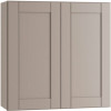 Arlington Veiled Gray Shaker Assembled Plywood 27 In. X 30 In. X 12 In. Wall Kitchen Cabinet With Soft Close