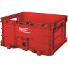 Milwaukee Packout 18.6 In. Tool Storage Crate Bin With Carrying Handles And 50 Lbs. Weight Capacity
