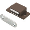 Everbilt 11 lbs. Magnetic Door Catch with Counter Plate, Brown (25-Pack)