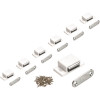 Everbilt 11 Lbs. White Magnetic Door Catch With Counter Plate (25-Pack)