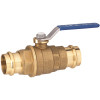 Homewerks Worldwide 1 In. Lead Free Brass Press X Press Ball Valve