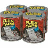 Flex Seal Family Of Products Flex Tape Gray 4 In. X 5 Ft. Strong Rubberized Waterproof Tape (4-Piece)