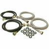 Ge Includes 12-Pk Washers, 2- Pk 4 Ft Rubber Inlet Hoses, 2-Pk 4 Ft  Polymer Coated Hoses