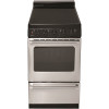 Premier 20 In. 2.42 Cu. Ft. Freestanding Smooth Top Electric Range In Stainless Steel