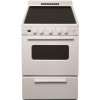 Premier 24 In. 2.97 Cu. Ft. Freestanding Smooth Top Electric Range In White