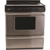Premier 30 In. 3.91 Cu. Ft. Smooth Top Electric Range In. Stainless Steel 4-Burner Power Cord Sold Separately