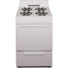 Premier 24 In. 2.97 Cu. Ft. Battery Spark Ignition Gas Range In White - 203358106