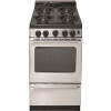 Premier Proseries 20 In. 2.42 Cu. Ft. Freestanding Gas Range With Sealed Burners In Stainless Steel - 207173020