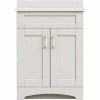 Magickwoods Brixton 24 In. W X 18 In. D Bath Vanity Cabinet In Vanilla White