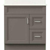 Magickwoods Marlow 30 In. W X 21 In. D Bath Vanity Cabinet Only In Gray Slate With Right Hand Side Drawers