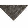 M+A Matting Waterhog Max Heringbone Fashion Grey Ash 101 in. x 71 in. Commercial Floor Mat