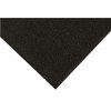 M+A Matting Colorstar Mat Solid Black 47 In. X 35 In. Pet Carpet Universal Cleated Backing Commercial Floor Mat