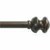 Kenney Kendall 48 In. - 86 In. Adjustable 5/8 Single Standard Decorative Window Curtain Rod In Antique Rust