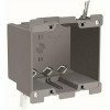Legrand Pass & Seymour Slater Old Work Plastic 2 Gang 32 Cu. In. Swing Bracket Deep Switch And Outlet Box With Quick/Click