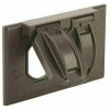 Bell 1-Gang Horizontal Mount Weatherproof Flip Lid Device Cover