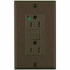 Leviton 15 Amp 125-Volt Extra-Heavy-Duty Hospital Grade Smartlockpro Gfci Duplex Outlet, Brown