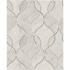 Msi Carrara White Ellipsis 8.66 In. X 11.63 In. X 10 Mm Polished Marble Mosaic Tile (3.20 Sq. Ft. / Case)