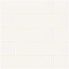 Msi White Glossy 4 In. X 16 In. Glossy Wall Ceramic Tile (8.8 Sq. Ft./Case)