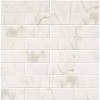 Msi Classique White Carrara 4 In. X 16 In. Glossy Wall Ceramic Tile (8.8 Sq. Ft./Case)