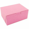 Southern Champion Tray Pink Non-Window Bakery Box 6 X 4-1/2 X 2-3/4" (250 Per Case)