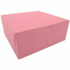 Southern Champion Tray Pink Non-Window Bakery Box 12 X 12 X 5" (100 Per Case)