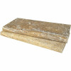 Msi Tuscany Scabas 2 In. X 12 In. X 24 In. Gold Travertine Pool Coping (15 Pieces/30 Sq. Ft./Pallet)