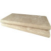 Msi Tuscany Beige 2 In. X 12 In. X 24 In. Gold Brushed Travertine Pool Coping (40 Pieces/80 Sq. Ft./Pallet)