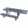 Everest 8 Ft. Ultra Blue Single-Sided Ada Heavy-Duty Picnic Table