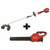 Milwaukee M18 Fuel 18-Volt Lithium-Ion Cordless Brushless Quik-Lok String Trimmer And Blower Combo Kit (2-Tool)