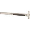 Sargent 80 Series Grade 1,36 In., Stainless Steel Finish Non-Handed Surface Exit Device, Exit Only