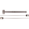 Arrow Grade 1, Sprayed Aluminum Finish Non-Handed Surface Vertical Rod Exit Device, Exit Only
