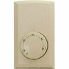 Cadet Mechanical Single-Pole 22 Amp Wall Thermostat In Almond