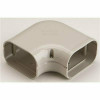 Rectorseal 3.75 In. Duct Width Flat 90-Degree Elbow Ivory