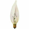 Satco Products Satco Incandescent Decorative Lamp, Ca9 1/2, 40 Watts, 130 Volts, Candelabra Base, Clear