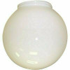 Monument Ball Globe Ceiling Fixture Replacement Glass, Milky White, 6 In., 3 In. Fitter