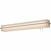 Afx Apex 4 Ft. 64-Watt Equivalent Integrated Led Weathered Grey/Linen White Overbed Fixture