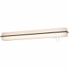 Afx Apex 38 In. 56-Watt Integrated Led Expresso/Linen White Overbed Fixture