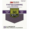 3M Pro Grade Precision 9 In. X 11 In. 60 Grit Coarse Faster Sanding Sheets (15-Pack)