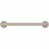 Ponte Giulio Usa 24 In. Contractor Antimicrobial Vinyl Coated Grab Bar In Light Gray