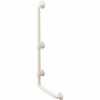 Ponte Giulio Usa 32 In. Antimicrobial Vinyl Coated L-Shape Grab Bar In White - 318113335