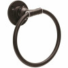 Design House Kimball Towel Ring In Satin Black