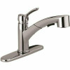 Delta Collins Single-Handle Pull-Out Sprayer Kitchen Faucet In Chrome