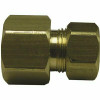 Sioux Chief 3/8 In. X 3/8 In. Brass Compression X Fine Thread Female Flare Adapter