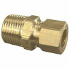 Brasscraft Lead Free Brass Adapter 1/4 In. Comp X 1/2 In. Mip