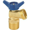 Everbilt 3/4 In. Brass 1/4 Turn Mpt X Mht Boiler Drain